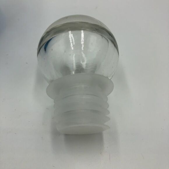 Blue Clear Ombre Look Glass Decanter Collectible Decorative Glassware - Picture 7 of 14